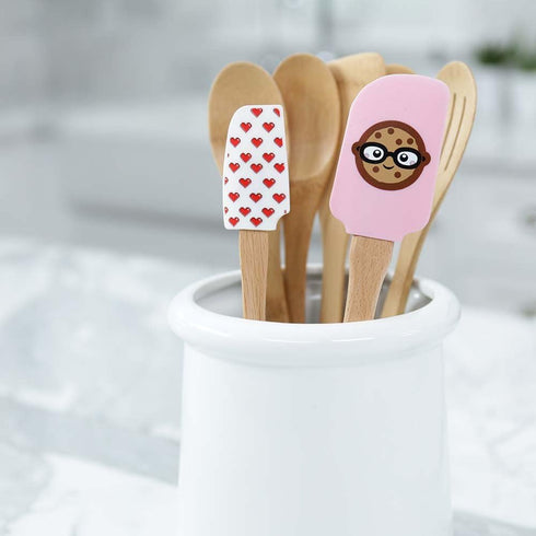 Wilton ROSANNA PANSINO Wilton Nerdy Nummies Silicone Spatulas, 2-Count Silicone Spatula Set...