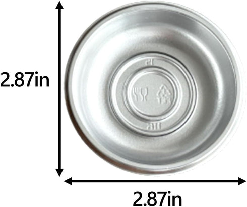 100 Pcs Plastic Disposable Sauce Dishes, Dipping Soy Sauce Seasoning Plate Bowls, Mini Condiment Appetizer Tray for Sushi Soy Mustard Vinegar Ketc...
