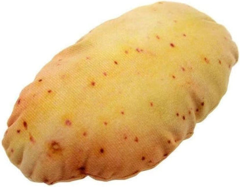 Yellow Potato Food Shape Squeaky Toys, Cute Plush Toys Chew Toys for Small Medium Large Dogs Squeak Toys...