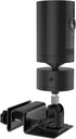 Outdoor Gutter Bracket Compatible with Pan Tilt Camera - Mount Bracket for Pan Tilt Camera Stable and Easy Mounting Optimal Angle (1-Pack,Black)...