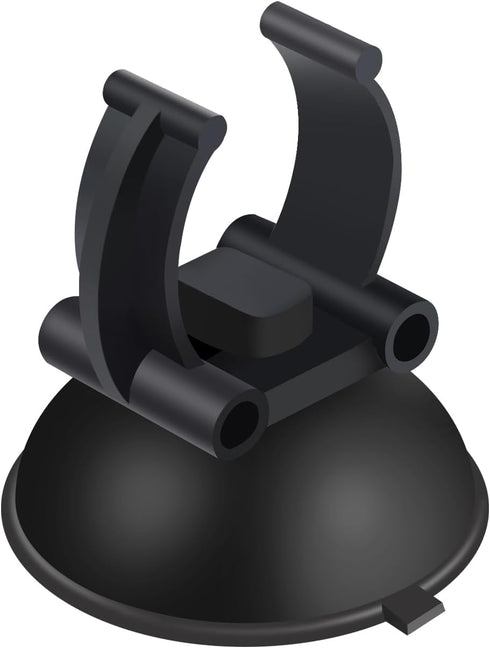 AQUANEAT 12 Pack Aquarium Suction Cup Clip Black, for Aquarium Heater, Tubing Hose, Plant, Decoration, fish tank (Middle 1")...