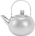 Tea Pots, Tea Pots with Infuser for Stove Top 14cm Stainless Steel Teapot Teapot with Infuser Tea Kettle for Loose Leaf and Tea Bags...