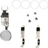 Home Button Key Fingerprint Repair Return Fixed Kits Set Replacement for iPhone 7/7 Plus and iPhone 8/8 Plus (Silver)...