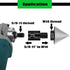 1pcs Angle Grinder Adapter Different Thread Diamond Core Bits Drill Grinder Cutter 5/8-11 female to M14 male....