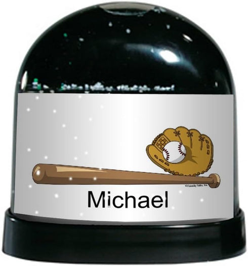 PrintedPerfection.com Personalized Baseball - Friendly Kids Snow Globe Gift...