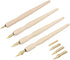 Wooden Professional Manga Pen Dip Pen Set with 4 Nibs Manga Cartoon Comic Drawing Painting Kit - 4 Pcs...