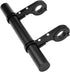 Bicycle Handlebar Extension, 20cm Multifunction Double Bike Handlebar Extender Aluminum Alloy Bracket Extension Flashlight Holder Bicycle Accessor...
