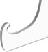 Hipiwe 6 Packs Acrylic Plate Stand Flat Back Easel Clear Acrylic Display Easel for Plate Table Card Holder for Wedding Birthday Home Decoration(3"...