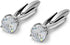 Mr.Van Swarovski White Crystal Cufflinks Glimmering Diamond Color Cuff Links Set for Wedding Party...