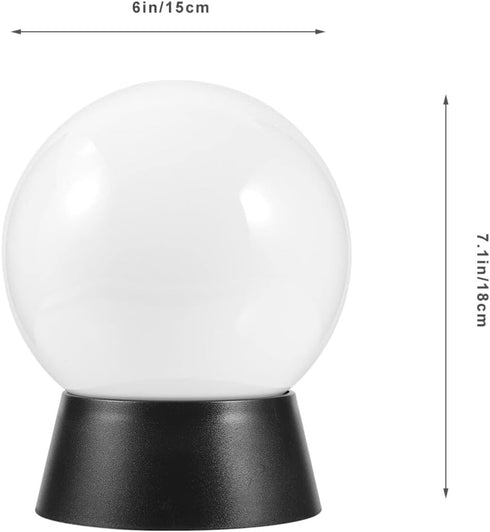 DOITOOL 1PCS Outdoor Light Fixtures Wall Mount, Ball Shaped White Exterior Wall Sconce Lamp Porch Light Fixture for Front Porch, Patio, Backyard, ...