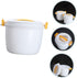 Rice Cooker Non- Stick Cooking Pot Microwave Rice Pot Spaghetti Microwave Cooker Kitchen Microwave Steamer Microwave Rice Cooking Soup Bowl Mug Of...
