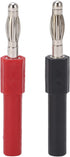 5Set J.20012 Banana Plug Connector 4mm Male to 2mm Female Multimeter Banana Plug Connector Adapter for Multimeter Test Leads Probes...
