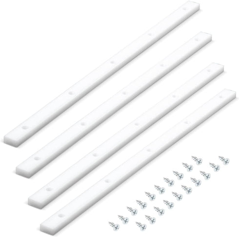 POWERTEC 17" HDPE Miter Bar w/Screws for Table Saw Sled, Taper Jig, Miter Slot Runners, Fits 3/4" x 3/8" Slot on Table Saw, Router Table, Band Saw...