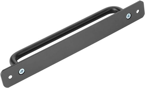 ViaGasaFamido Elegant Sliding Barn Door Handle, Black Flush Patio Door Handle, Aluminum Alloy Smooth Pull for Wardrobes Cabinets Garages Sheds...