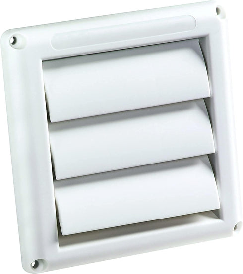 2-PACK of DEFLECTO HS4W/18 Supurr-vent Replacement Vent Hood (4Inch) - White...