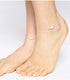 Sterling Silver Jewelry - Rhodium Plated 925 Stamp - Silver Beaded Anklet - Stylish Beautifully Designed for Women - 9" Long + 1" Extender...
