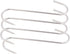 Meat Hooks 6 Inch 4mm S-Hook Stainless Steel Meat Processing Butcher Hook Pot Hooks (6 Inch)...