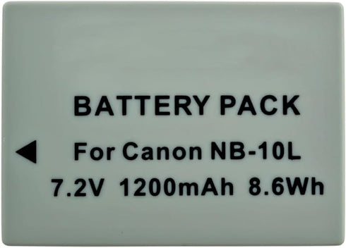 Canon PowerShot SX40 HS Digital Camera Battery Lithium-Ion 1200mAh - Replacement for Canon NB10L Battery...