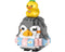 Penguin Micro Building Bricks Kits, Cute Duck Mini Building Blocks Set, Colorful Animals Toy Educational Creative Model Building, for Girls and Bo...