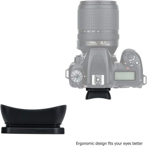 Soft Silicon Camera Viewfinder Eyecup Eyepiece Eyeshade for Nikon D780 D750 D610 D600 D7500 D7200 D7100 D7000 D5600 D5500 D5300 D5200 D5100 D5000 ...