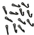 Hand Forged Metal Wall Hook Set of 12 Pcs Wrought Iron Handmade Hook for Plant & Mug Farmhouse Coat Hook Rack Heavy Duty Kitchen Utensils Hook Rac...