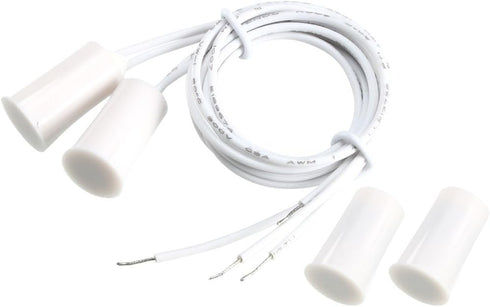 uxcell N.C. Recessed Wired Security Window Door Contact Sensor Alarm Magnetic Reed Switch White RC-33 2pcs...