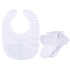 Infant Baby Girls' Christening Baptism Embroidered Cross Bib and Socks for Outfits...