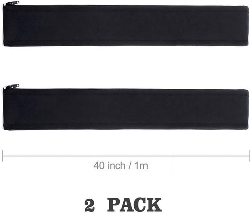 Cable Management Sleeve, JOTO Cord Management System for TV/Computer/Home Entertainment, 40 inch Flexible Cable Sleeve Wrap Cover Organizer, 2 Pie...