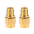 SMA Female to RP-SMA Male Jack Adapter, 50ohm, Pure Brass, Antenna, Coaxial, 4 Pack...