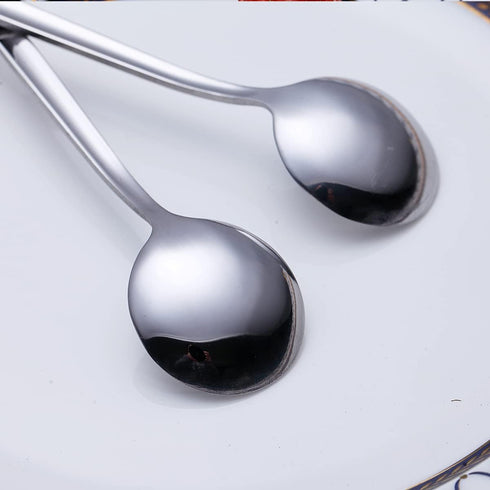 Coffee Spoons Set of 6, Kyraton Stainless Steel 5.1" Demitasse Spoons, Tiny Espresso Spoons, Small Mini Coffee Spoons, Dishwasher Safe...
