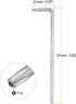 4pcs Tamper Proof Torx Star Key Bit Wrench T15 3.82" Long Arm L Shape 6 Point Wrenches Carbon Steel Repair Tool for Car Bike Motorcycle Repair, Si...