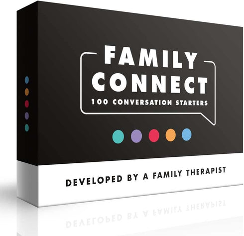 100 Family Conversation Cards - Developed by a Licensed Therapist - Fun Family Games for Kids & Adults - Get to Know Each Other Better & Strengthe...