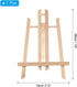PATIKIL 12" Wooden Art Easel, Display Stand Portable Tripod Holder Canvas Frame Foldable Artist Tabletop Display for Drawing Painting Art Studio...