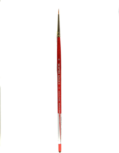 Winsor & Newton Sceptre Gold II Brush Round-Short Handle 00...