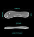 High Heel Inserts Gel Cushion Pads for Women, 3/4 Length Invisible Shoe Insoles with Arch Support, Pain Relief Anti-Slip Comfortable Metatarsal Pa...