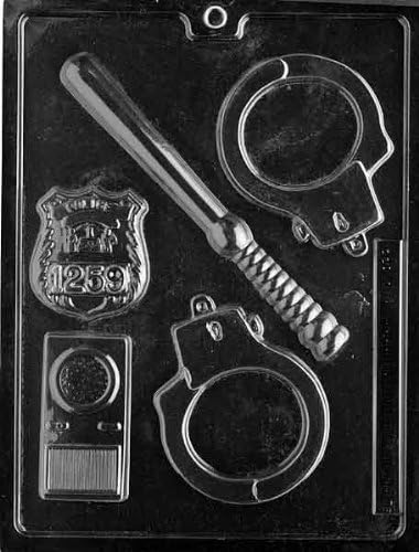 Life of the Party J078 Policeman Set Chocolate Candy Mold...
