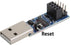 USB to ESP8266 CH340C ESP-01 ESP-01S Breakout Prog WiFi Programmer Downloader with Reset Auto-Download Circuit + ESP8266 ESP-01S Serial WiFi Wirel...