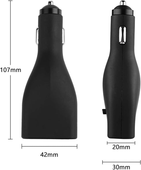 Surface Car Charger, 42W 12V 2.58A Power Supply for Microsoft Surface Pro 3/Pro 4/Pro 5/Pro 6, Surface Book, Surface Go, Surface Laptop with 5V 2....