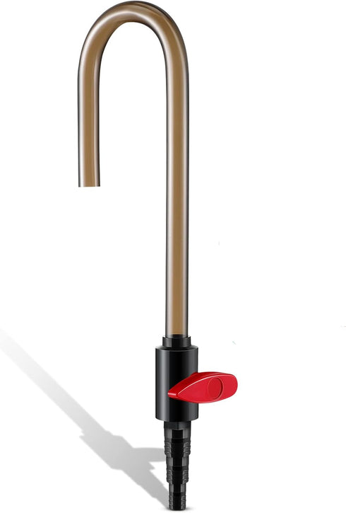 Dreyoo Aquarium Fish Tank Hook Water Changer, with Flow Switch, Quickly and Efficiently Helps Fill Your Water, Aquarium Vacuum Water Filler for Fi...