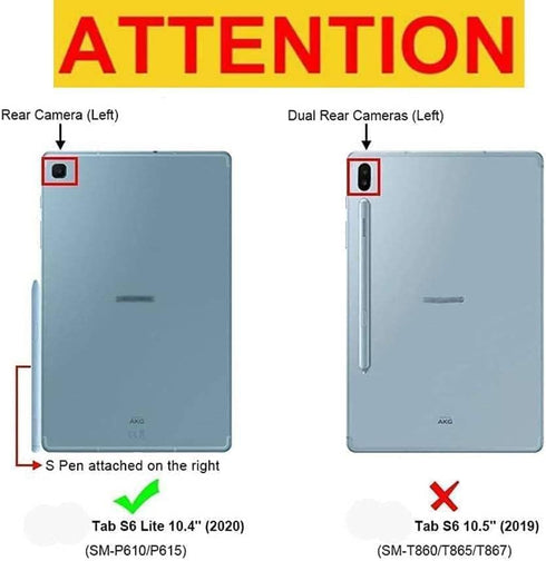2PCS Galaxy Tab S6 Lite S Pen Replacement for Samsung Galaxy Tab S6 Lite EJ-PP610BJEGUJ Stylus Touch S Pen (2PCS Pen-Gray)...