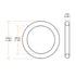 uxcell Fluorine Rubber O-Rings, 32mm OD 30mm ID 1mm Width FKM Seal Gasket for Machinery Plumbing, Green, Pack of 20...