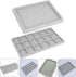 Beavorty Decorative Tray Decorative Tray Jewelry Tray 2pcs Bead Design Boards Mats Flocked Bead Board Bracelet Necklace Beading Jewelry Organizer ...