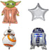 19 Pcs Star Wars Balloon Set, Baby Child Balloons,Mandalorian Theme Video Games the Child Birthday Party Foil Film Dalloon Supplies Star Wars Bouq...
