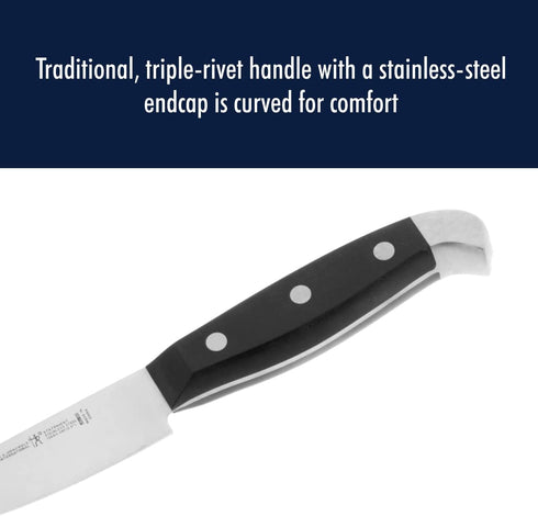 HENCKELS Statement Razor-Sharp 8-inch Slicing Knife, German Engineered Informed by 100+ Years of Mastery, Black/Stainless Steel...