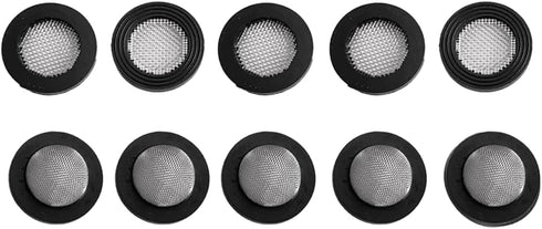 10 Pieces Stainless Steel Filter Hose Washers Inlet Hose Screen Washer Repair Kit for 5/8 inch Washing Machine and 3/4 inch Garden Hose Connector,...