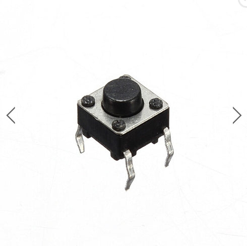 100Pcs 6x6x5 mm Miniature Micro Momentary Tactile Tact Touch Push Button Switch Quality Switch SPST Miniature/Mini/Micro/Small PCB...