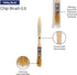 Pro Grade - Chip Paint Brushes - 24 Ea 1/2 Inch Chip Paint Brush Light Brown...
