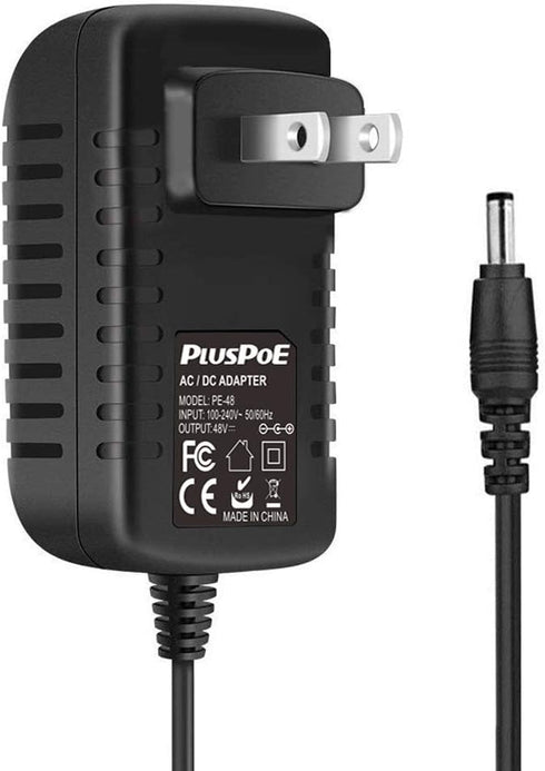 for Polycom Power Supply, 48V Power Cord Compatible with VOIP Polycom IP Phones VVX 101, 201, 300, 301, 310, 311, 400, 401, 410, 411, 500, 501, 51...