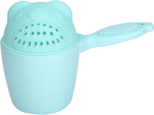 Baby Shampoo Rinse Cup Waterfall Spout Rinse Cup Sprinkler Bottle Cute Bear Shape Shower Water Scoop Head Washing Shampoo Rinse Cup Children's Pro...