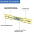50 Pcs Yellow Heat Shrink Butt Connectors, 12-10 AWG Waterproof Crimp Terminals Electrical Wire Connectors Splice for Marine, Cable, Wiring...